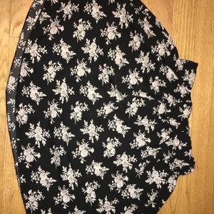Cute floral flowy skirt